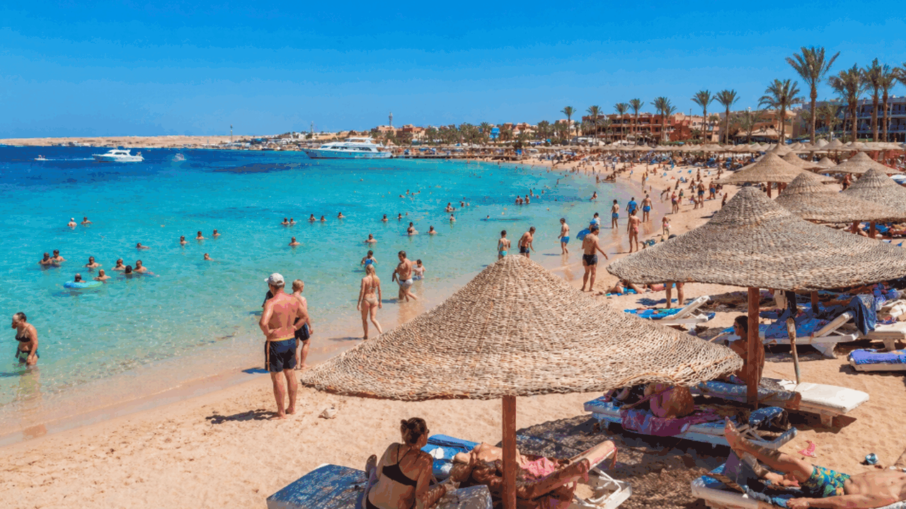 У берегов Хургады и Сафаги на мелководье возле ...