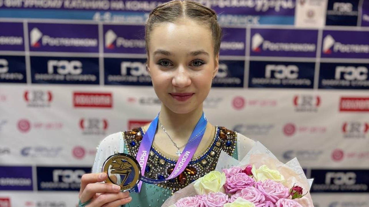 Юная карельская фигуристка получила звание мастера спорта России Арина Мариничева, представляющая Карелию, получ...