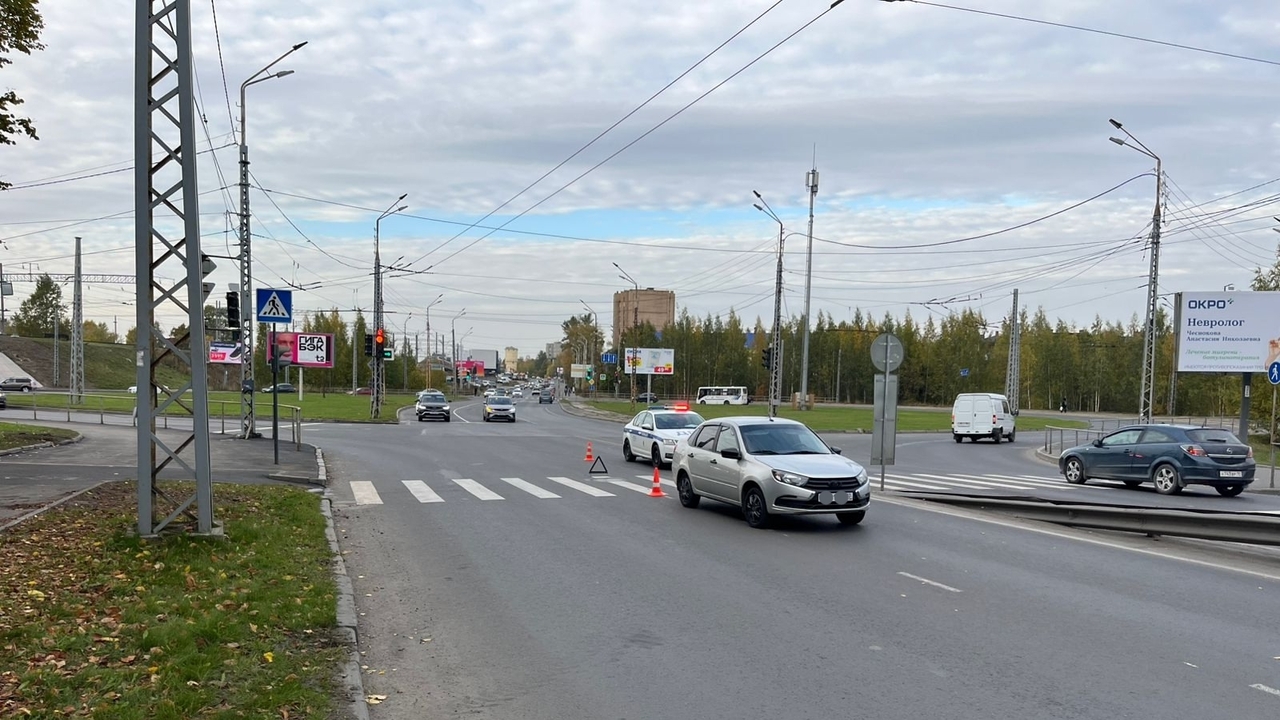 В Петрозаводске произошло дорожно-транспортное ...