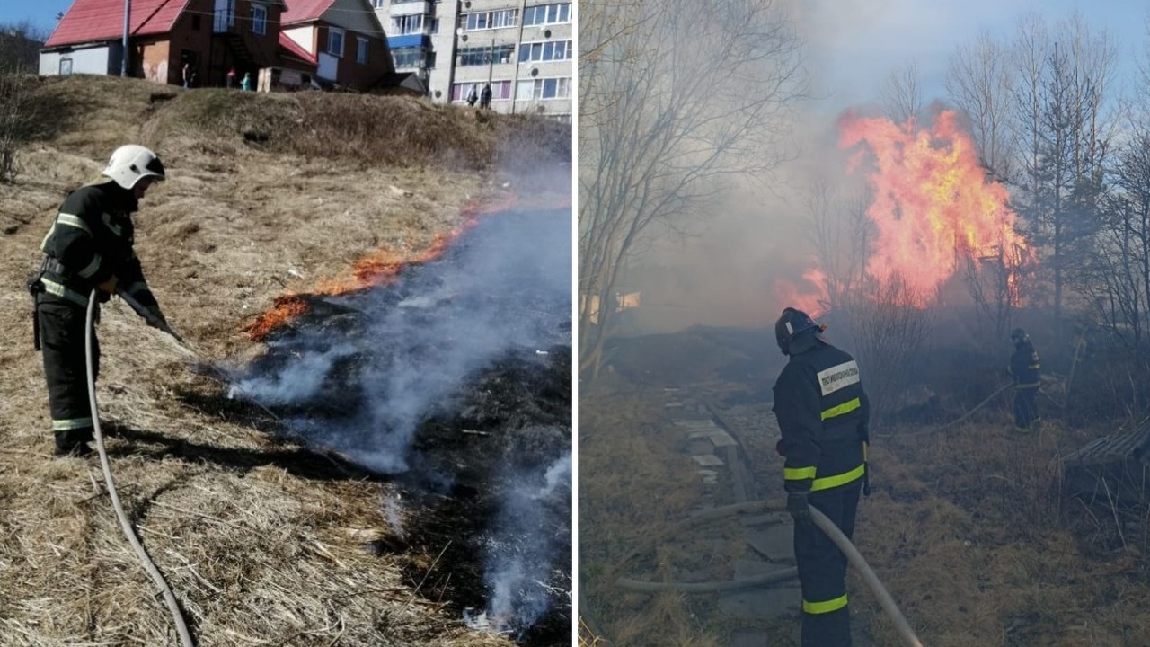 Пожары в Пудоже и Кеми: в Кеми сгорел сарай, в Пудоже угрожали магазины 2 мая днем в Пудоже на улице Пионерской произош...
