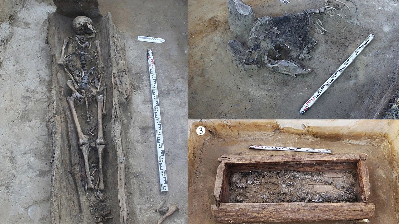 В крупнейшем средневековом могильном комплексе ...