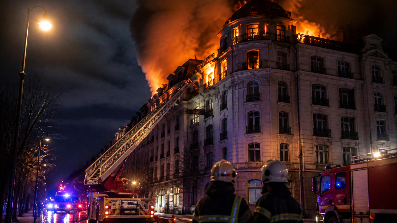 Взрослые и дети застряли в полыхающем элитном ЖК в Москве В Москве загорелся элитный ЖК «Дом на Страстном...