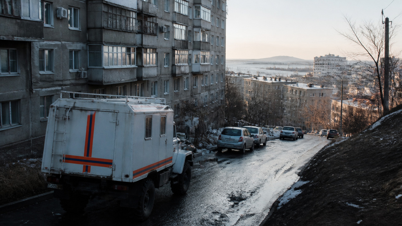 Коммунальная авария во Владивостоке оставила бе...