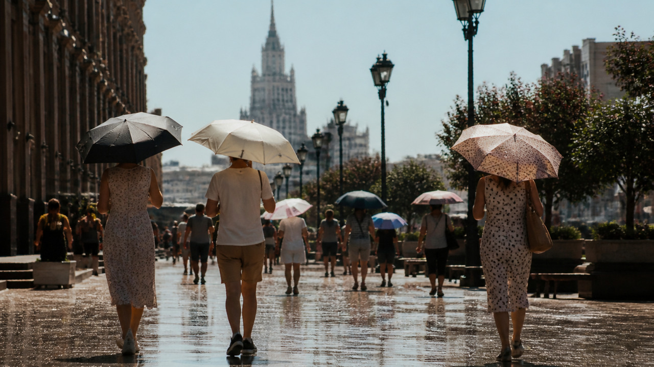 Оранжевый уровень опасности объявлен в Москве из-за жары Москву на 1 и 2 августа накроет сильная жара: о...