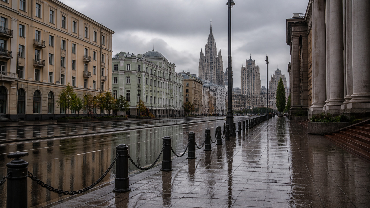 Интенсивность дождей во вторник в Москве в 40 раз превысила норму Москву накрыли мощные ливни: интенсивность дожд...