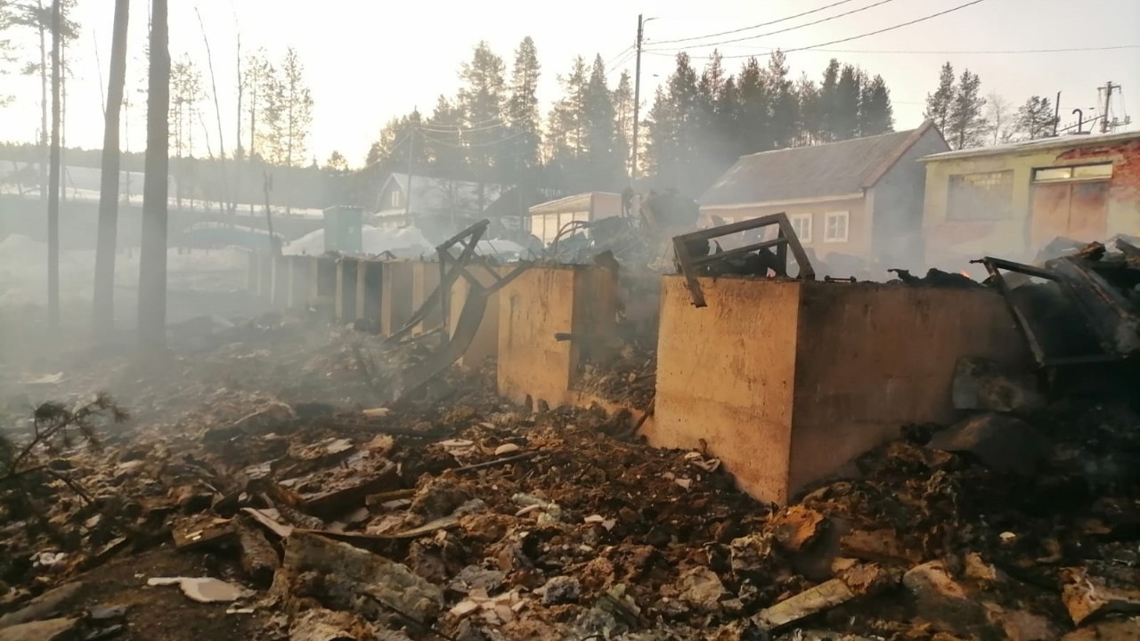 В Карелии дотла сгорела лаборатория МГУ