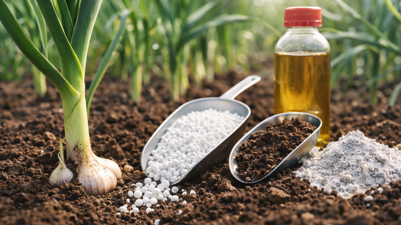 Чеснок вырастет с кулак: чем подкормить весной для мощного урожая Весной чеснок особенно уязвим — одна подкормка ...