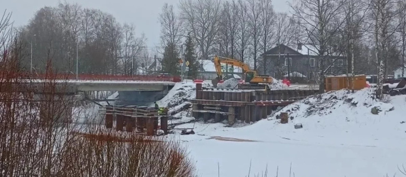 В Олонце появится временный мост через Мегрегу В Олонецком районе ведутся работы по реконструк...