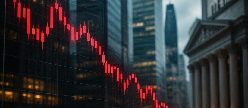 Индекс РТС опустился ниже 800 пунктов впервые с...