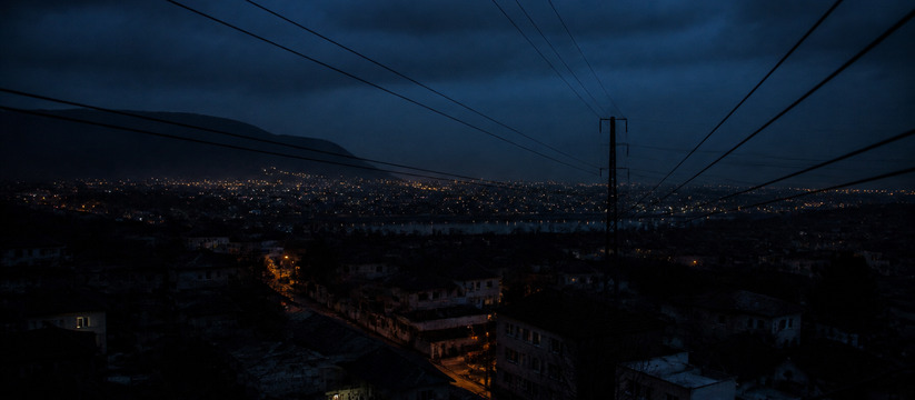 В нескольких районах Крыма отключили электричес...
