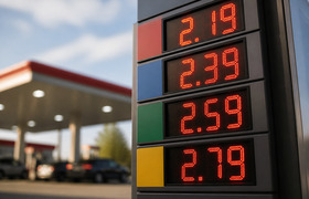 Цены на бензин в России выросли на 0,9% за посл...