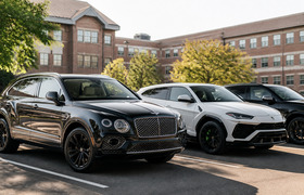 Bentley и Lamborghini: на парковке МГУ заметили...