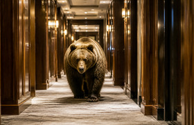 Медведь прогулялся по коридорам пятизвёздочного...