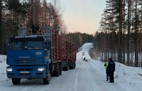 В Карелии лесовоз насмерть переехал молодого во...