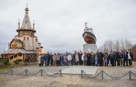 В Повенце увековечили труд строителей Беломорка...